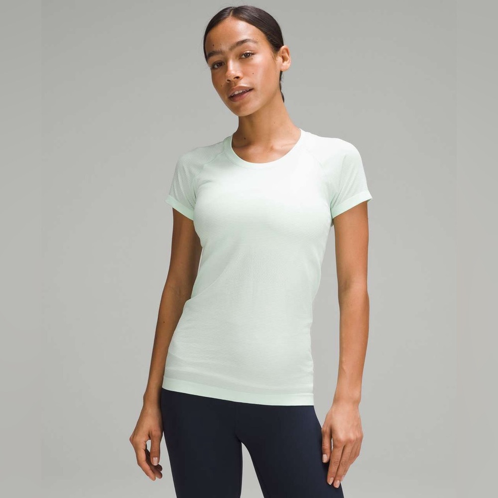 Lululemon Swiftly Short Sleeve Hip Length Mint Moment Green